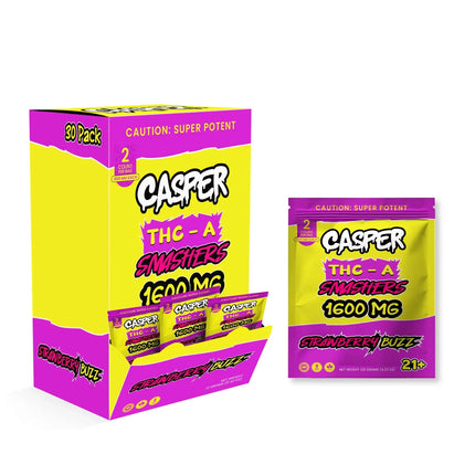 CASPER SMASHERS 48000MG THC-A GUMMY BOX (2CT/PK, 30PK/BOX)