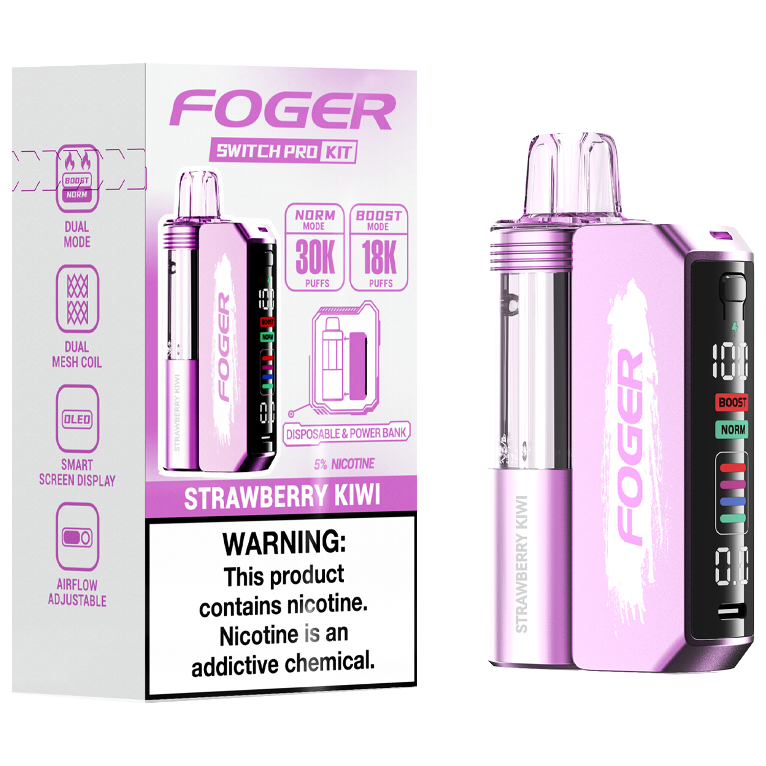 FOGER SWITCH PRO KIT 30K (5CT DISPLAY)