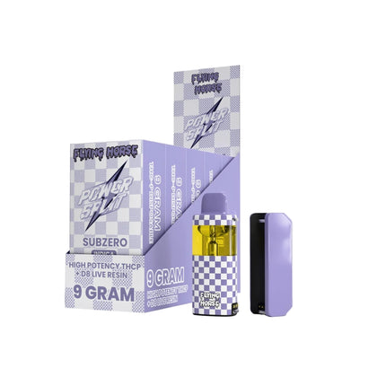 FLYING HORSE POWER SPLIT 9 GRAM KIT HIGH POTENCY THC-P + D8 LIVE RESIN BLEND