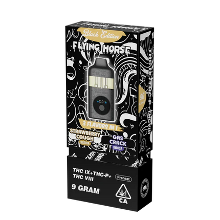 FLYING HORSE STONE BLEND BLACK EDITION (THC-A + THC-P + THC VIII) 3 IN 1