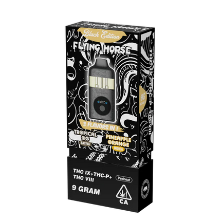 FLYING HORSE STONE BLEND BLACK EDITION (THC-A + THC-P + THC VIII) 3 IN 1