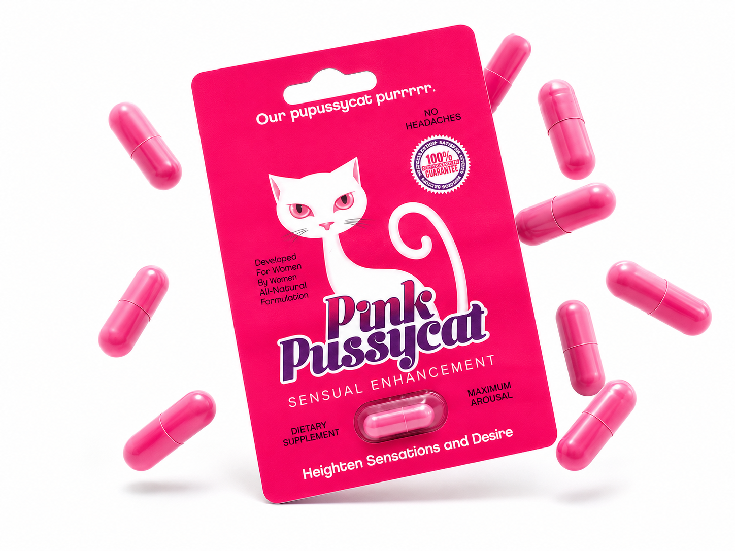 PINK PUSSYCAT SENSUAL ENHANCEMENT CAPSULES (30CT BOX)