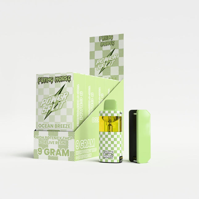FLYING HORSE POWER SPLIT 9 GRAM KIT HIGH POTENCY THC-P + D8 LIVE RESIN  BLEND  Rising Wholesale Inc.