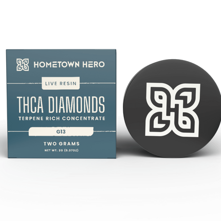 HOMETOWN HERO 2 GRAM THC-A DIAMONDS TERPENE CONCENTRATE