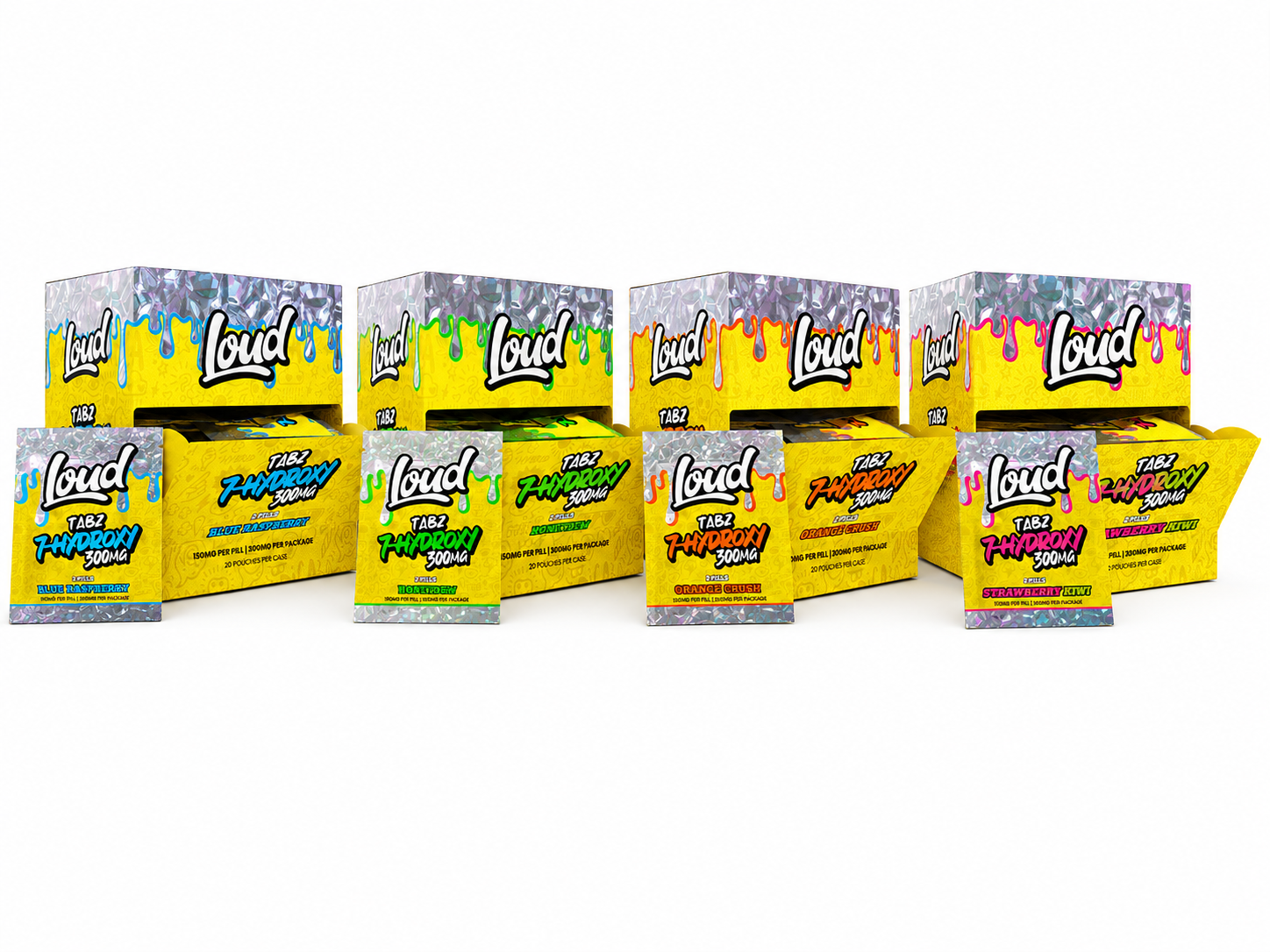 LOUD 7-HYDROXY 300MG CHEWABLE TABZ (20CT BOX)