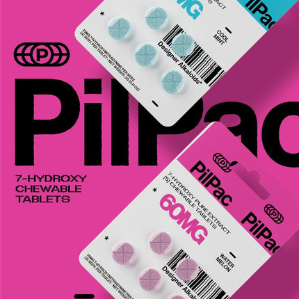 PILPAC 7-HYDROXY PURE EXTRACT 60MG TABLET (5CT PACK)