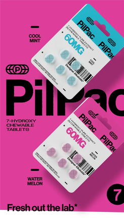 PILPAC 7-HYDROXY PURE EXTRACT 60MG TABLET (5CT PACK)