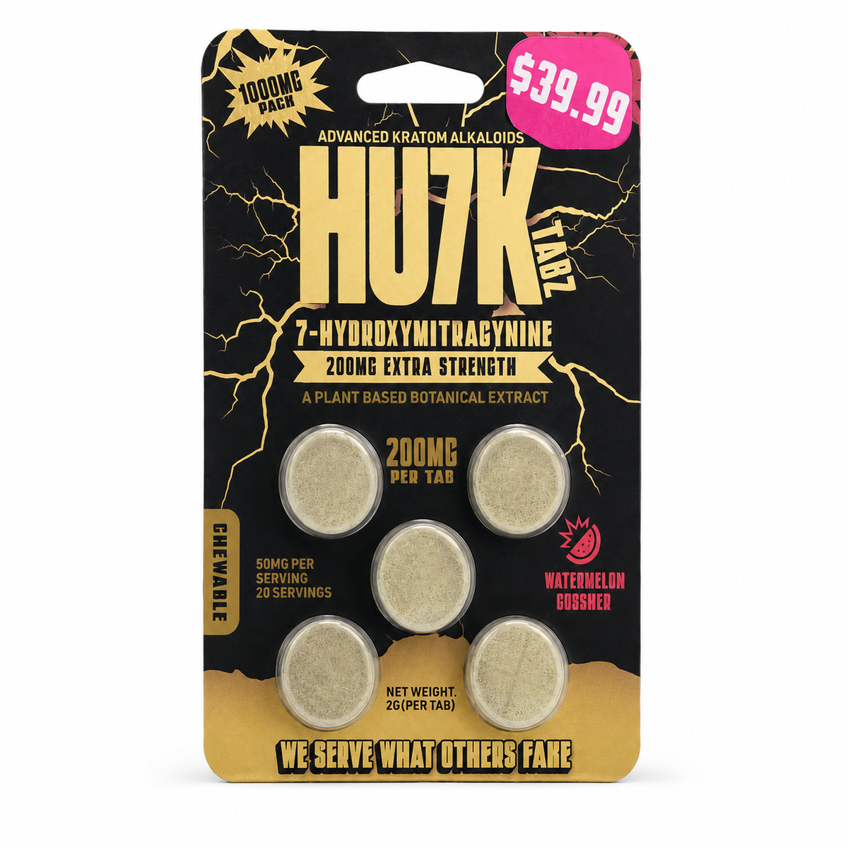 HU7K 7HYDROXY 200MG PER TAB 39.99 PRE PRICE (5CT PER PACK) (10 PACK PER BOX)