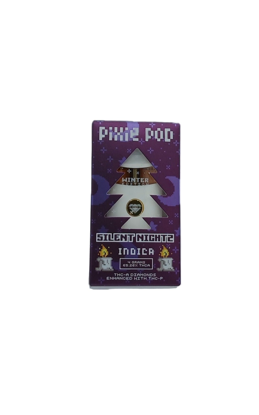 PIXIE POD 4G THC-A DIAMONDS ENHANCED WITH THC-P (WINTER EDITION)
