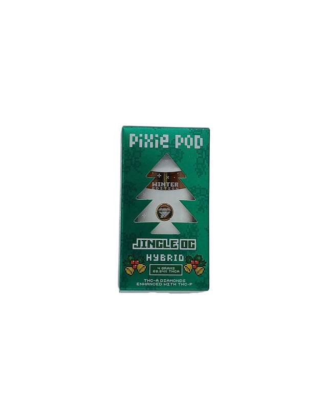 PIXIE POD 4G THC-A DIAMONDS ENHANCED WITH THC-P (WINTER EDITION) Rising Wholesale Inc. PIXIE POD 4G THC-A DIAMONDS ENHANCED WITH THC-P (WINTER EDITION) Rising Wholesale Inc.