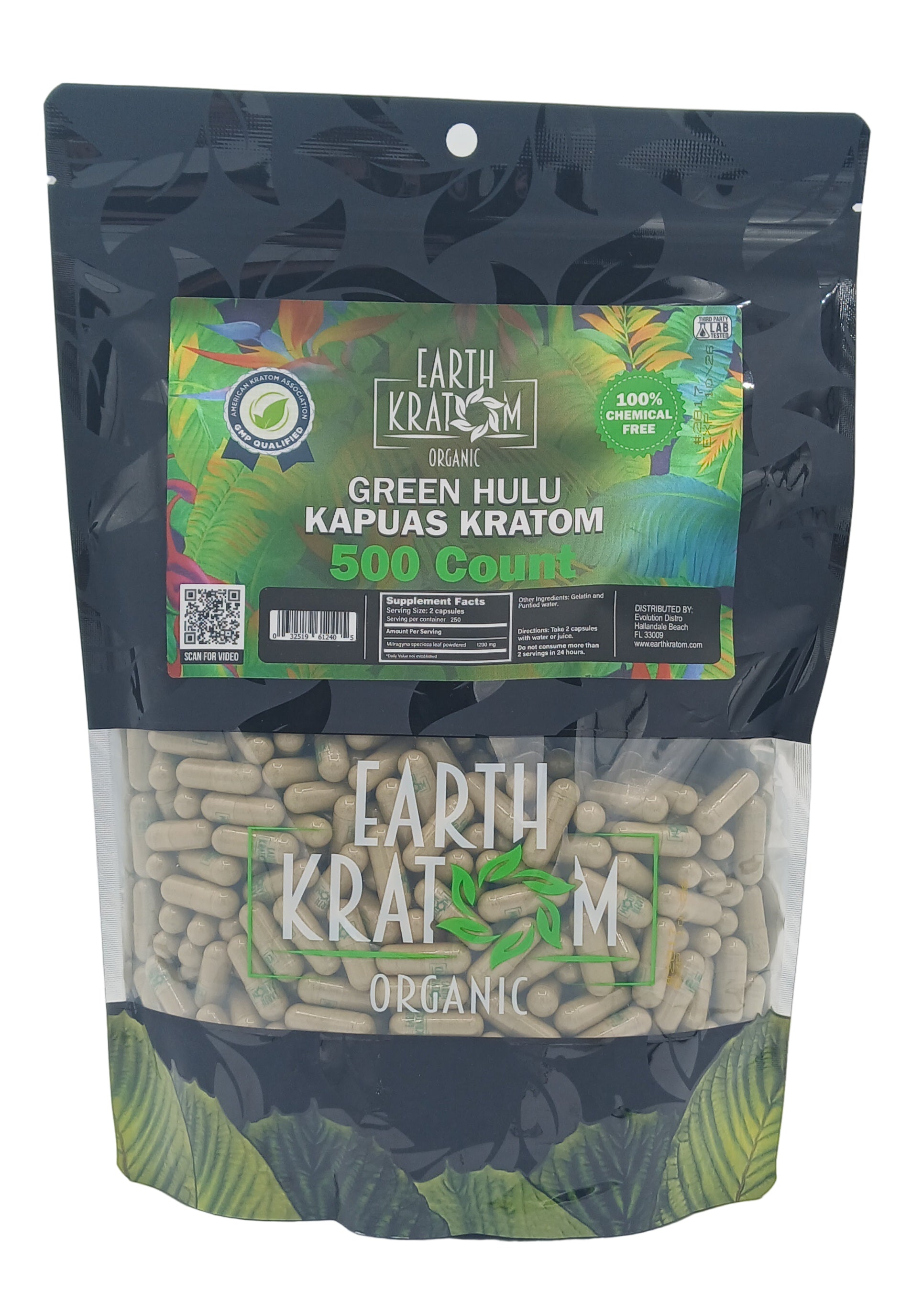 EARTH KRATOM 500CT CAPSULE