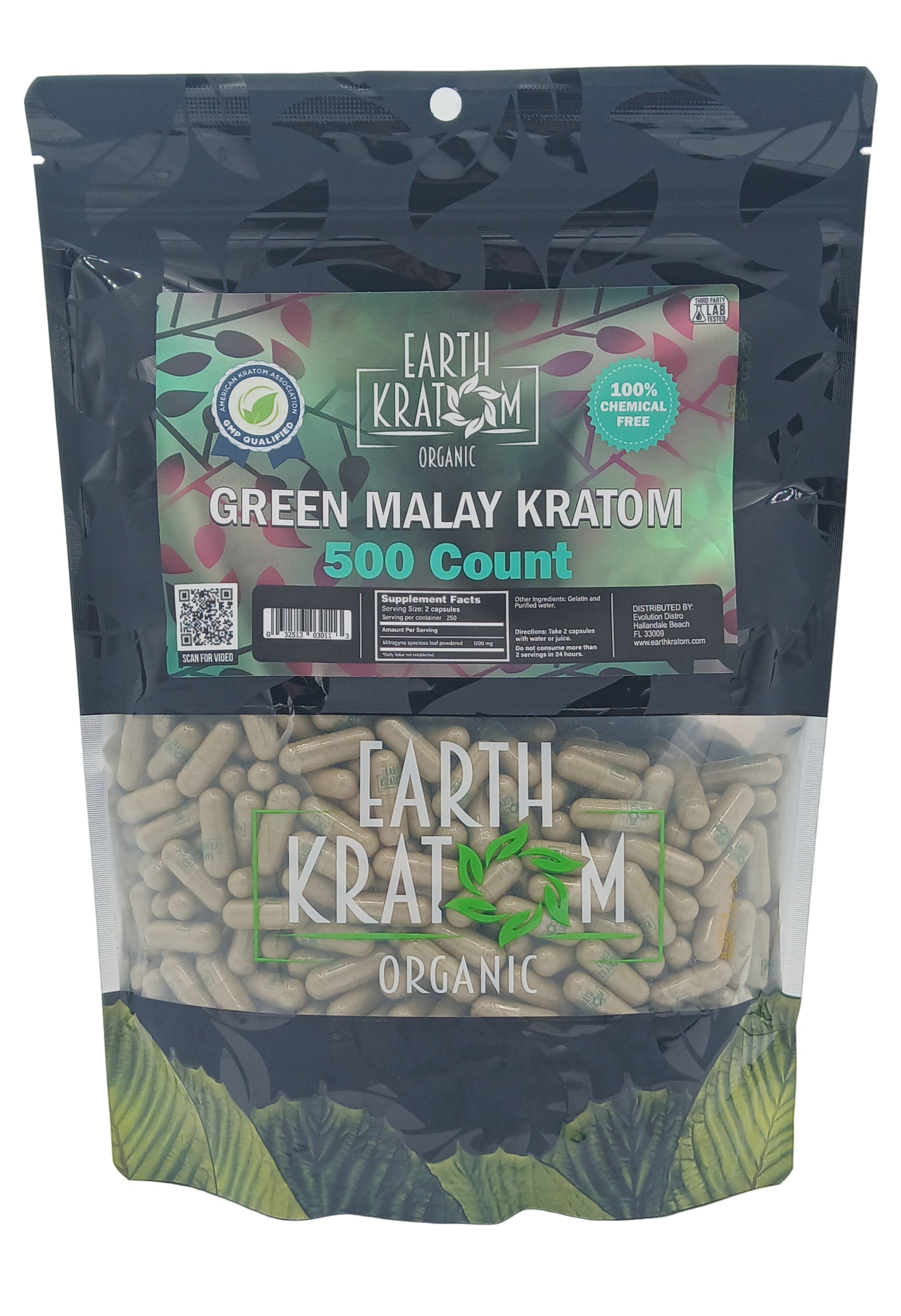 EARTH KRATOM 500CT CAPSULE