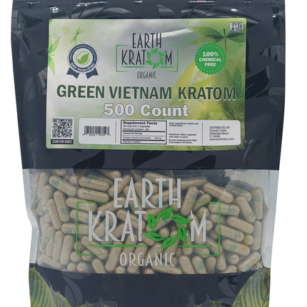 EARTH KRATOM 500CT CAPSULE