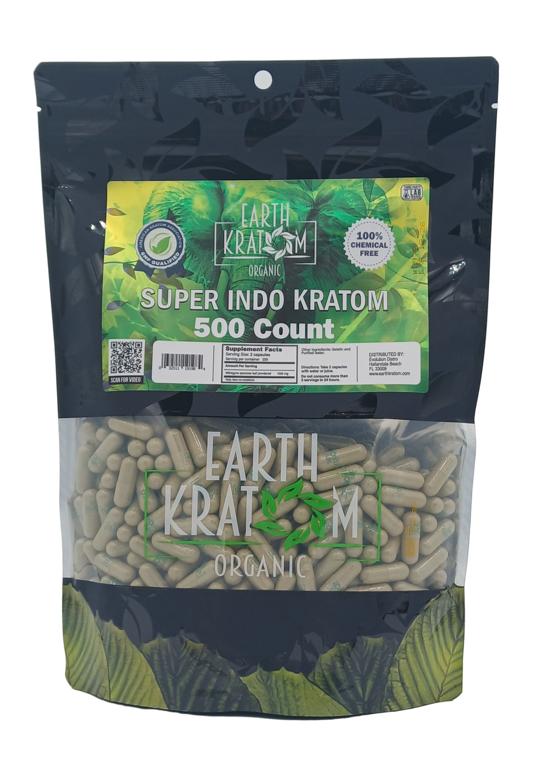 EARTH KRATOM 500CT CAPSULE