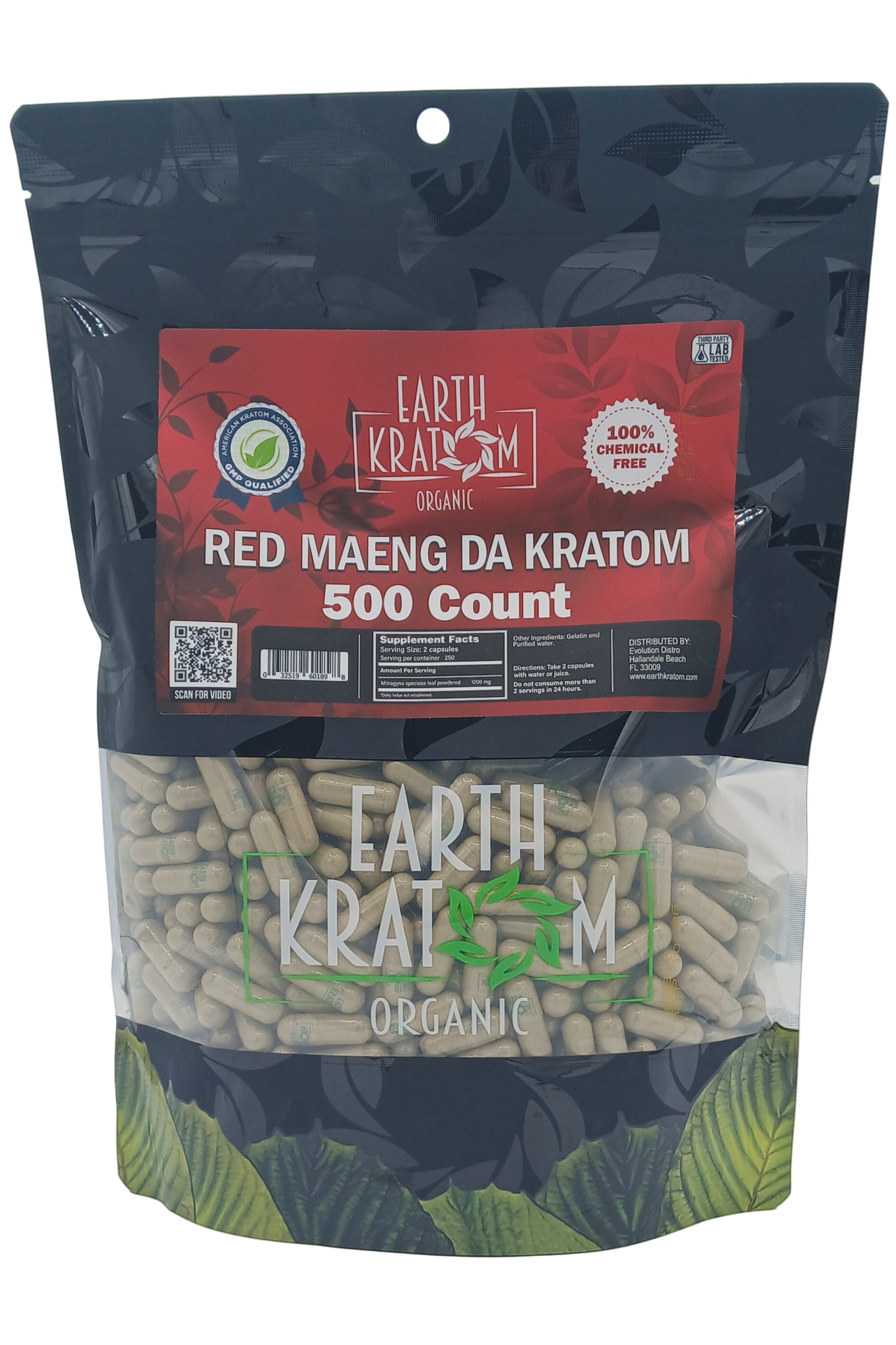 EARTH KRATOM 500CT CAPSULE