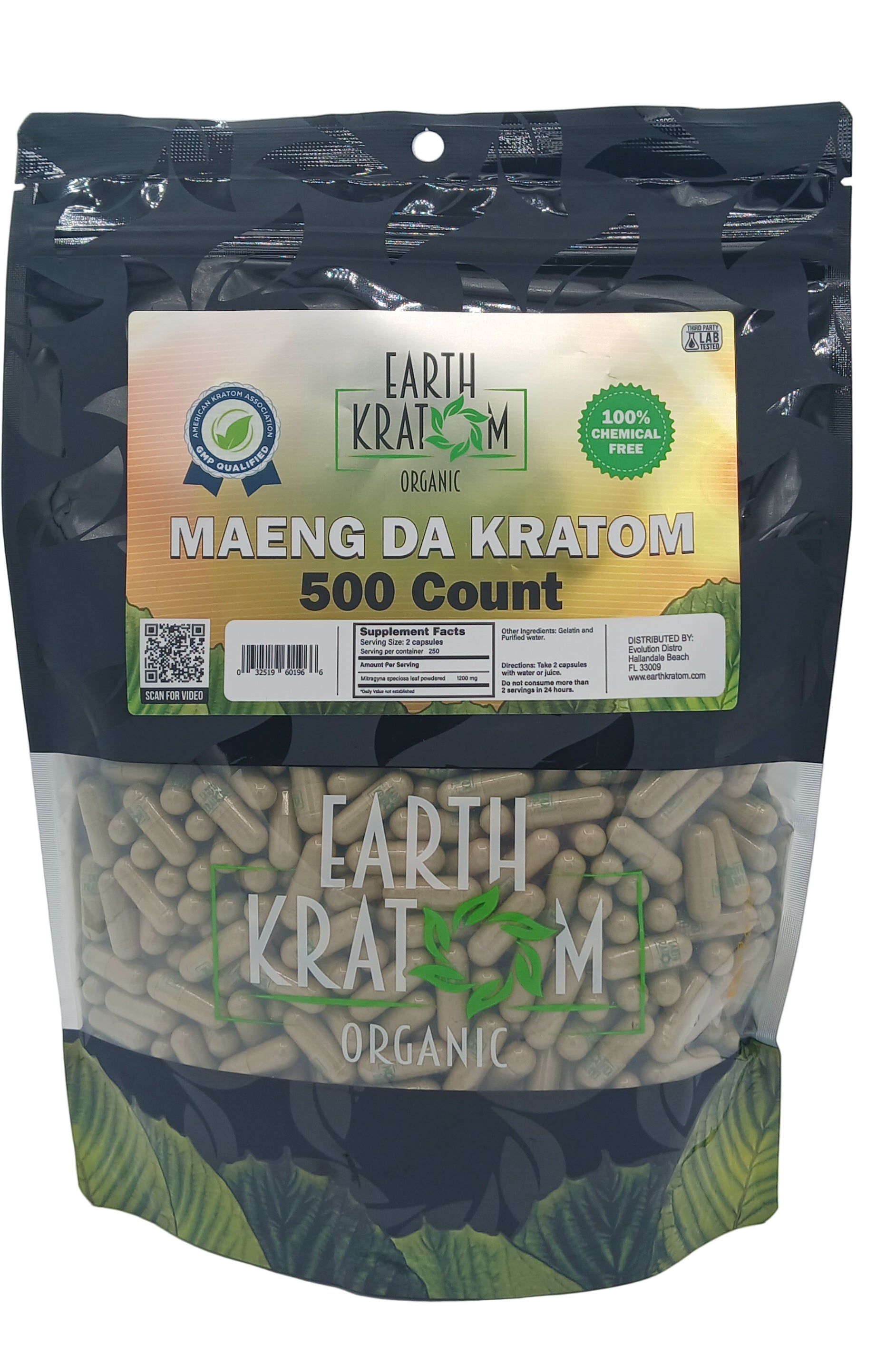 EARTH KRATOM 500CT CAPSULE