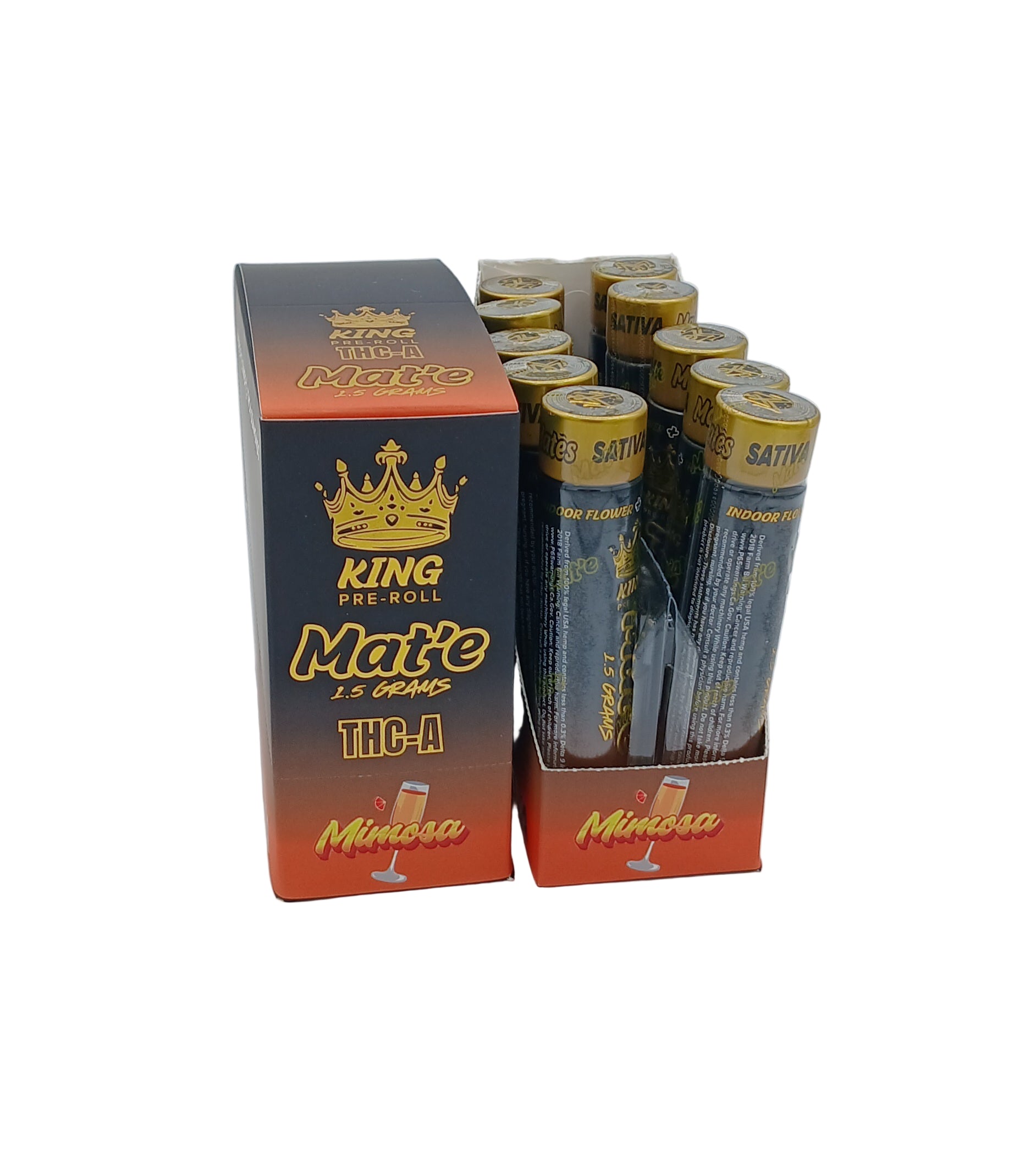 MUHA MEDS KING MATE THC-A PRE ROLL 1.5 GRAM Rising Wholesale Inc. MUHA MEDS KING MATE THC-A PRE ROLL 1.5 GRAM Rising Wholesale Inc.