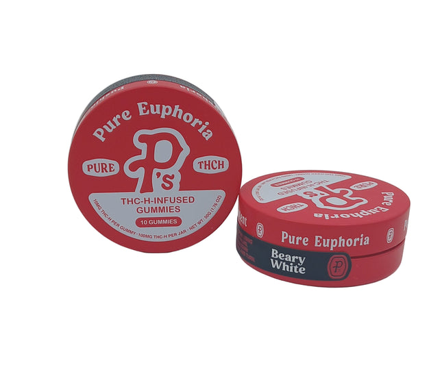 PURE P'S THCH INFUSED GUMMIES 10MG PER GUMMY (10CT TIN)