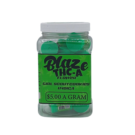 BLAZE 1 GRAM THC-A FLOWER JAR (20CT DISPLAY)