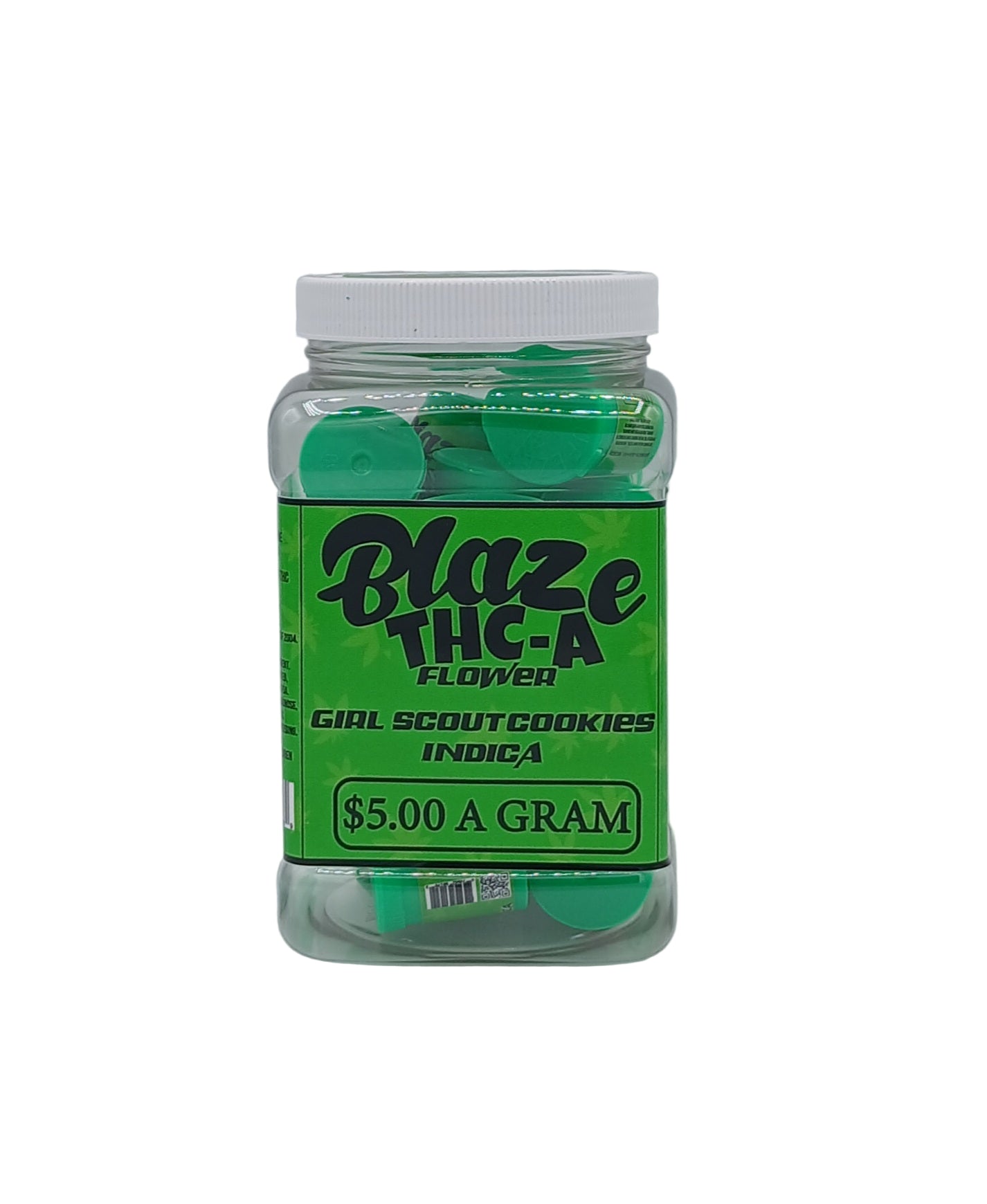 BLAZE 1 GRAM THC-A FLOWER JAR (20CT DISPLAY)