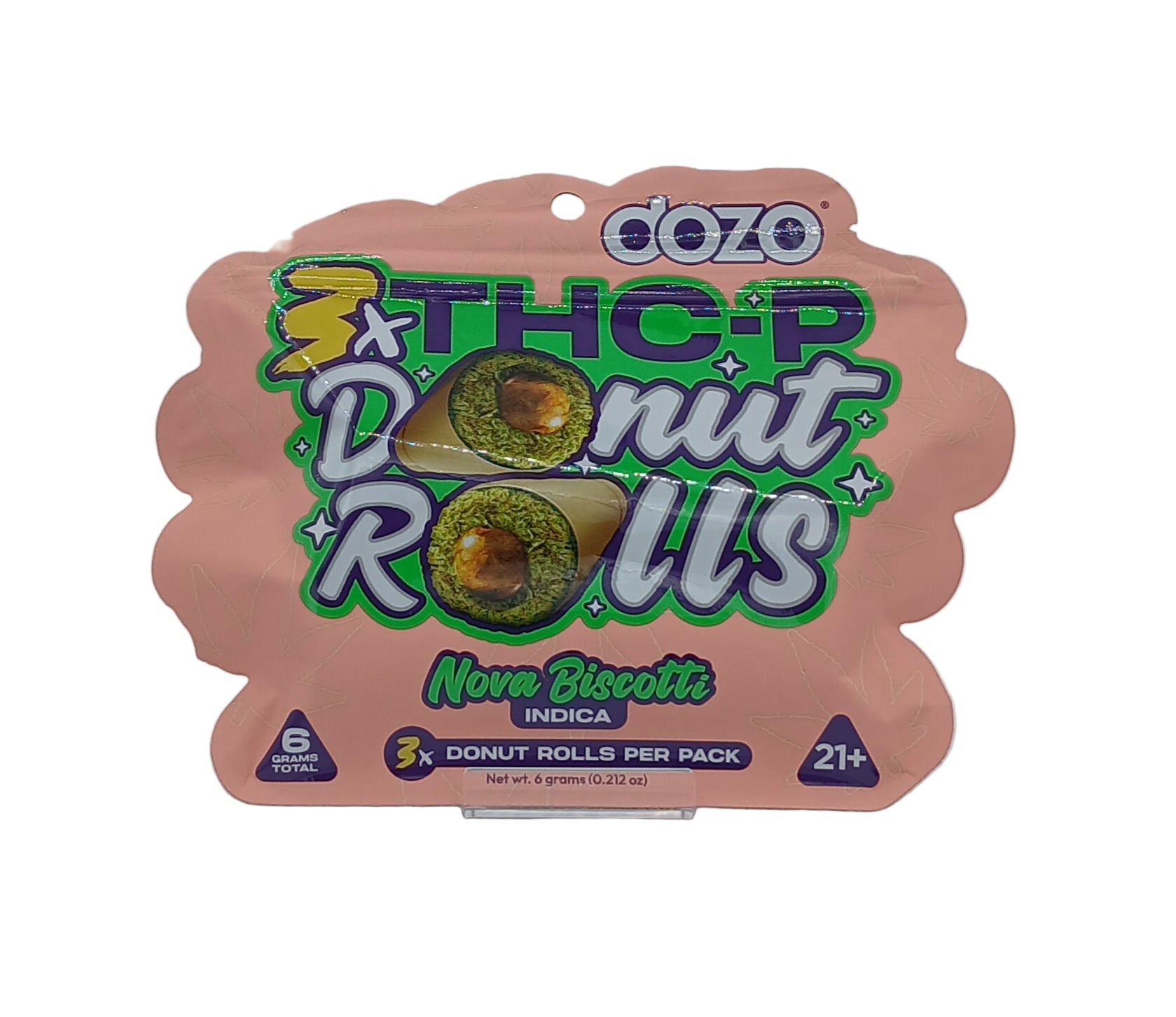 DOZO THC-P DONUT ROLLS 2G EACH (3PC / PACK)