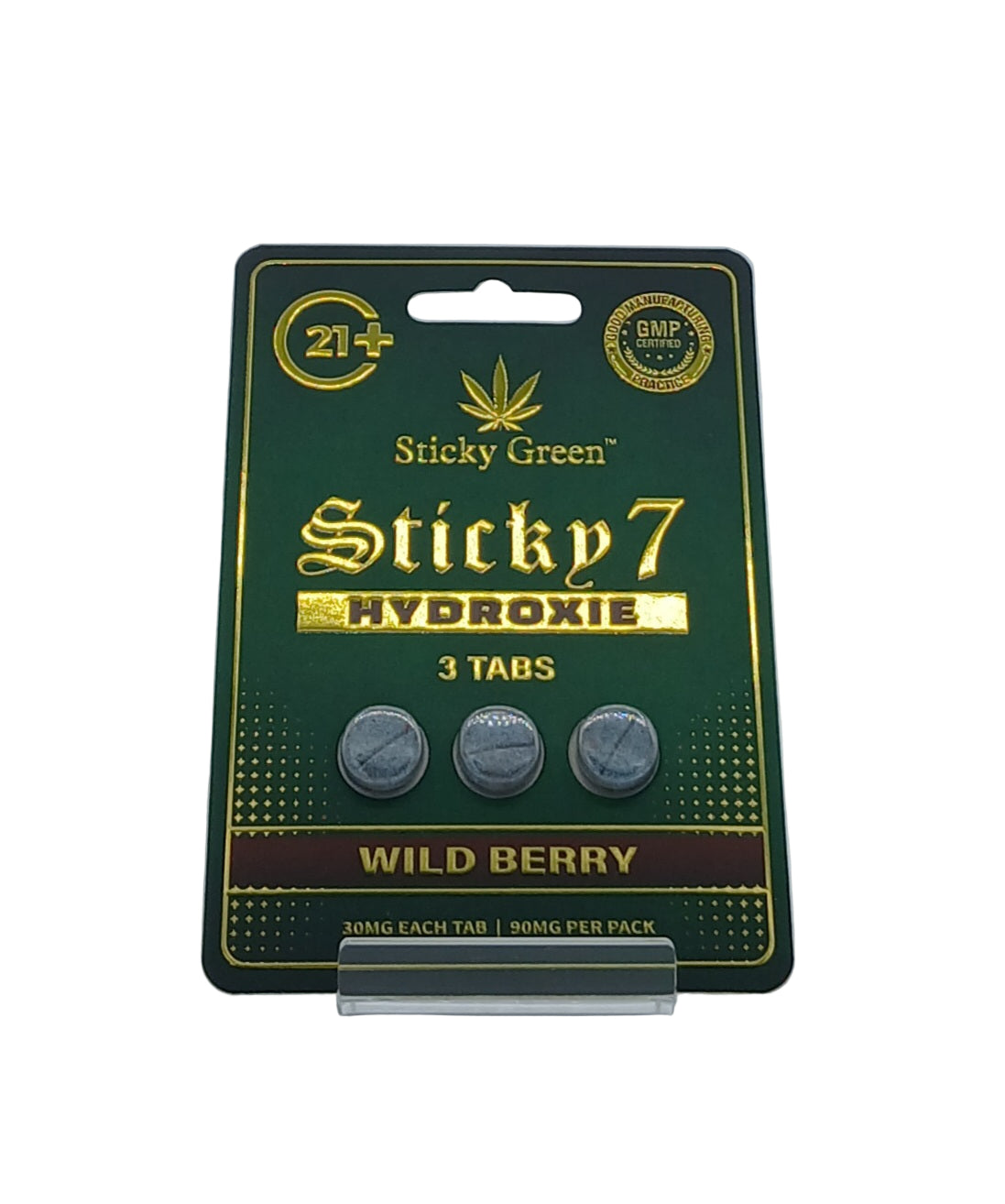STICKY GREEN STICKY 7-HYDROXIE 30MG CHEWABLE TABLETS (3CT/PACK)