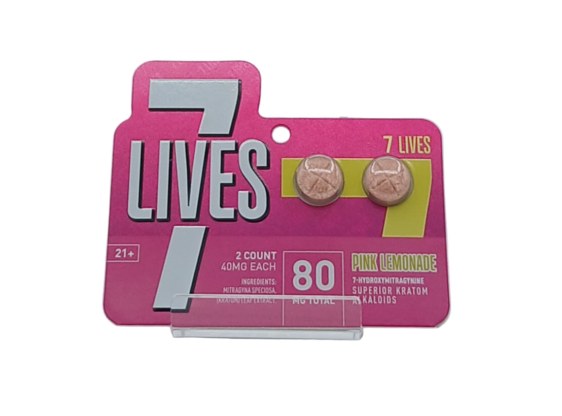 7-LIVES 7-HYDROXY 40MG CHEWABLE TABLETS (2CT/PACK)