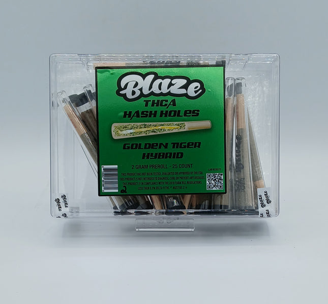 BLAZE 2 GRAM THC-A HASH HOLES BOX (25CT BOX)