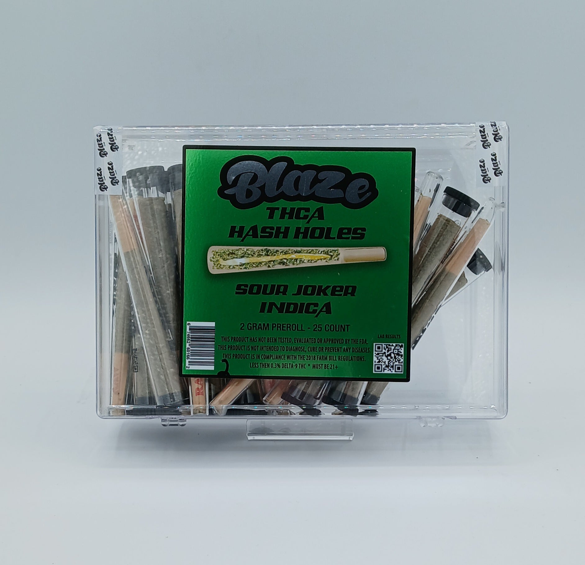 BLAZE 2 GRAM THC-A HASH HOLES BOX (25CT BOX)