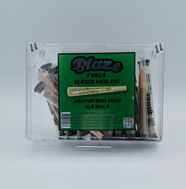 BLAZE 2 GRAM THC-A HASH HOLES BOX (25CT BOX)