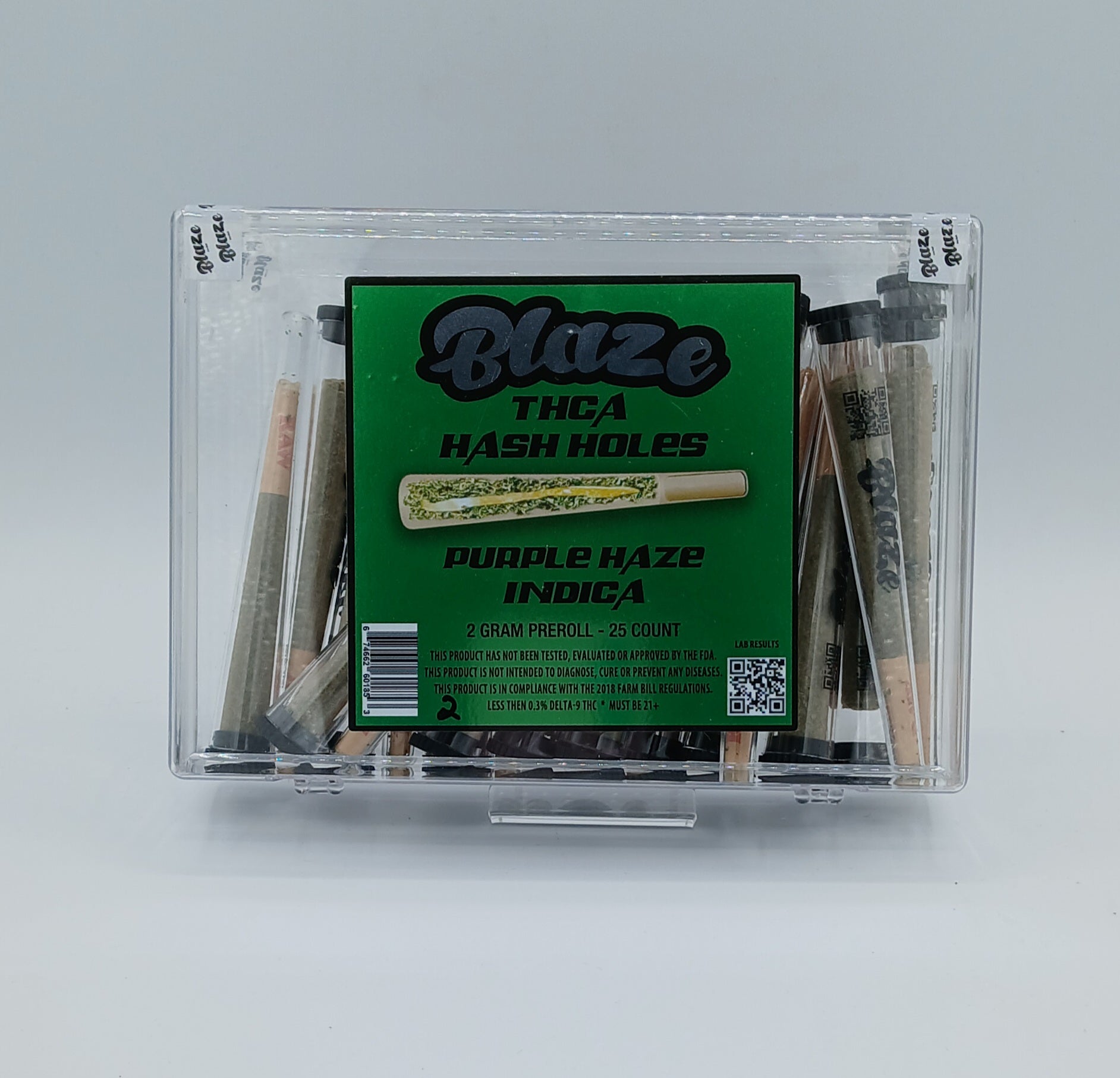 BLAZE 2 GRAM THC-A HASH HOLES BOX (25CT BOX)