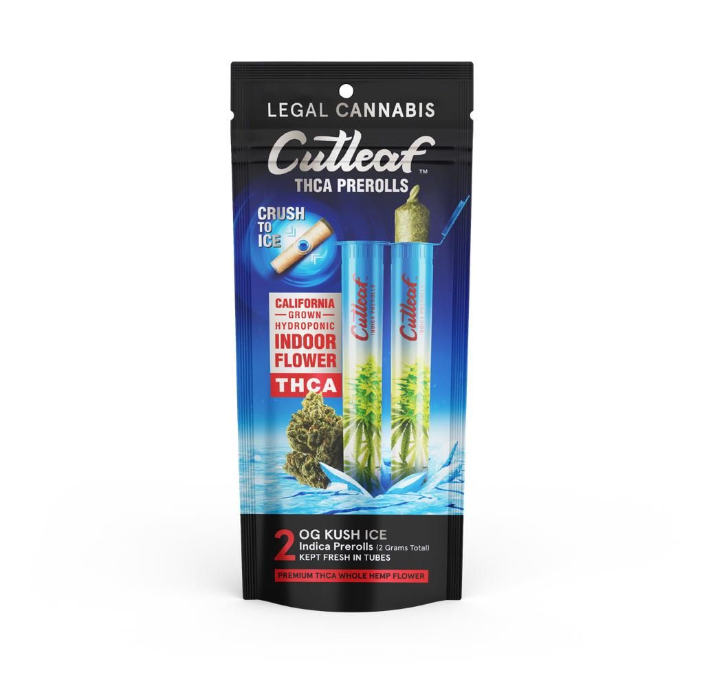 CUTLEAF THC-A ICE PRE-ROLLS 2CT/PACK