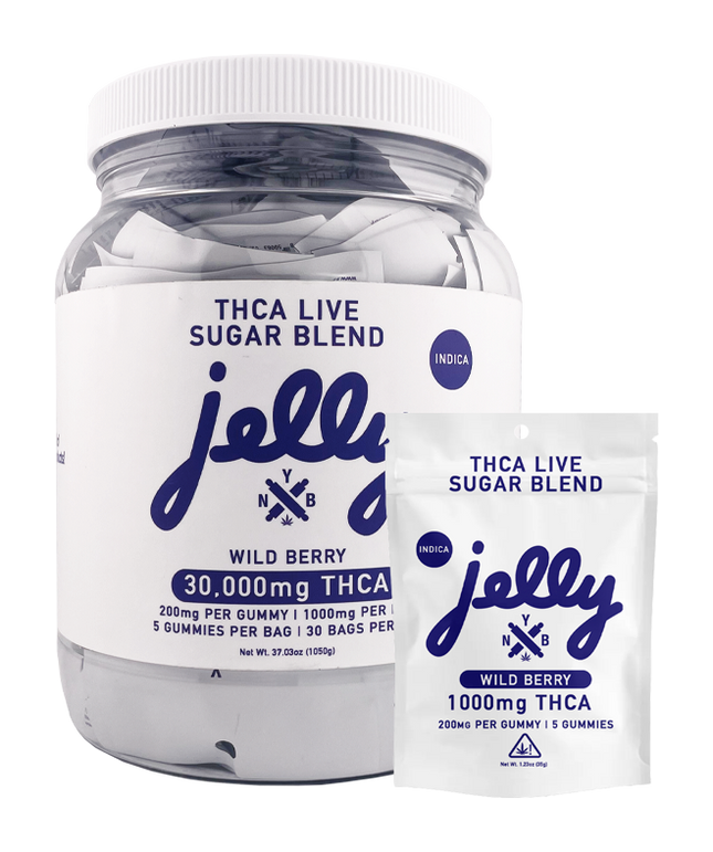 JELLY THCA LIVE SUGAR BLEND 30,000MG JAR