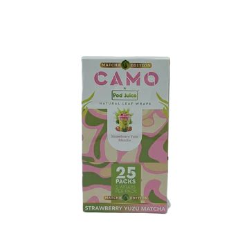 CAMO X POD JUICE WRAPS MATHCA EDITION 25PK / BOX