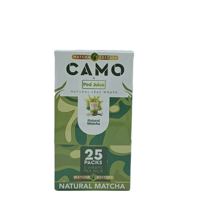 CAMO X POD JUICE WRAPS MATHCA EDITION 25PK / BOX