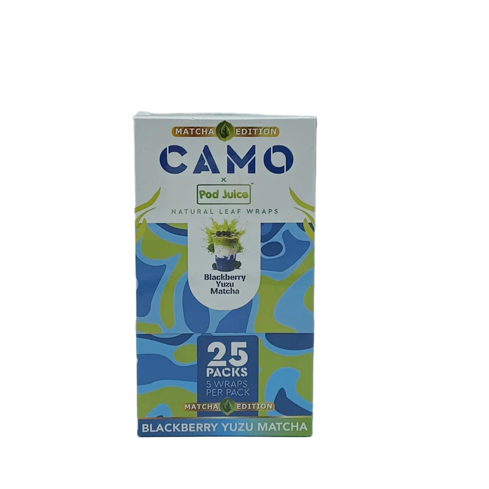CAMO X POD JUICE WRAPS MATHCA EDITION 25PK / BOX