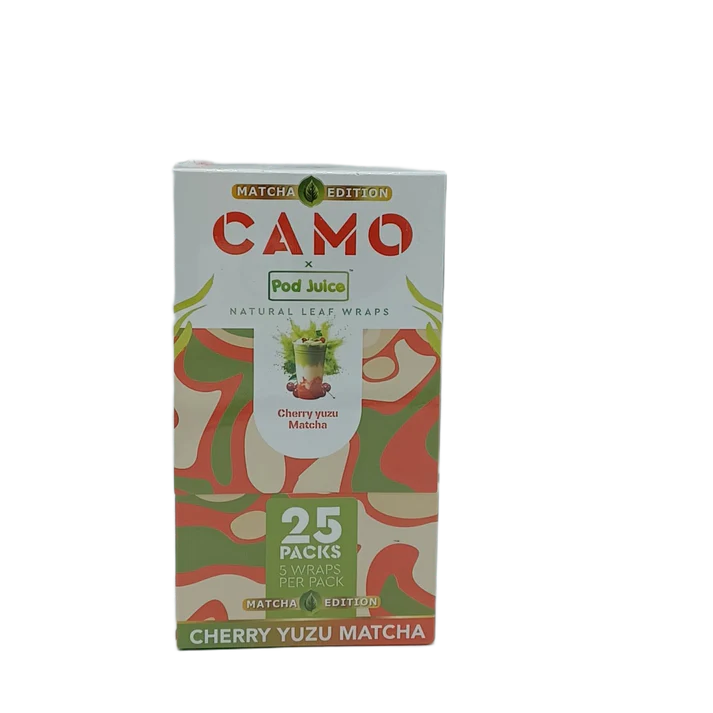 CAMO X POD JUICE WRAPS MATHCA EDITION 25PK / BOX