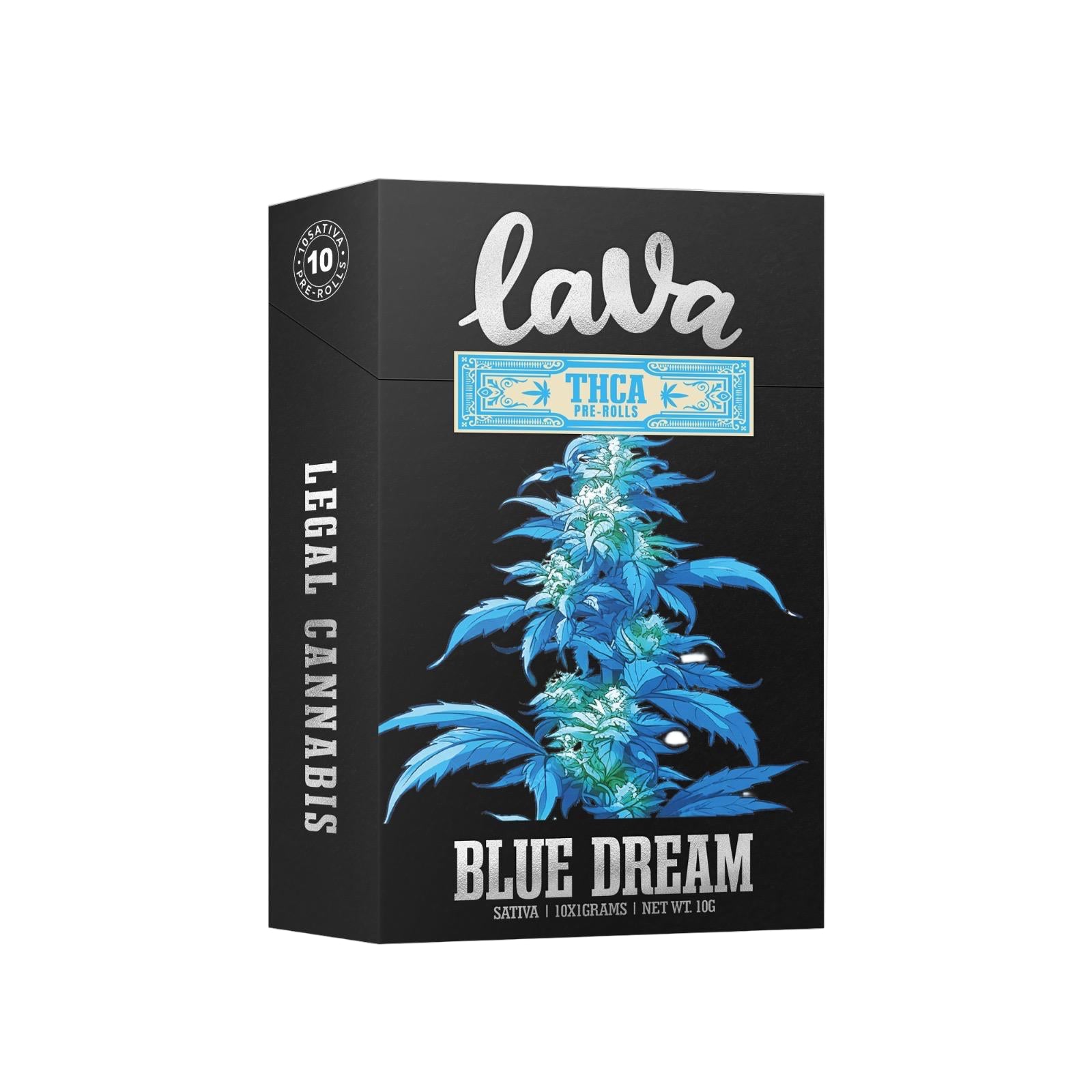 LAVA THCA PRE-ROLLS 1G (10CT/PACK)