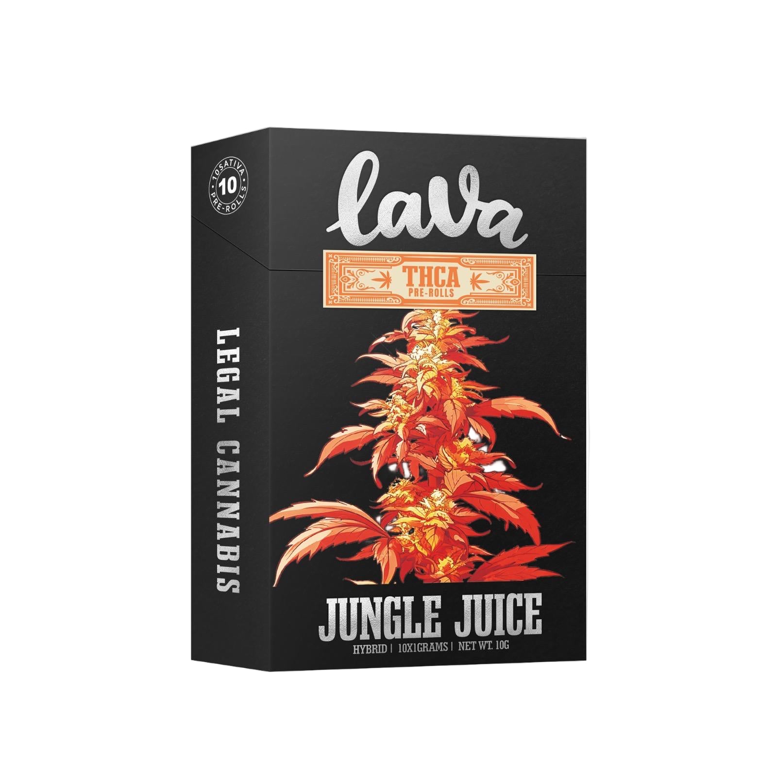 LAVA THCA PRE-ROLLS 1G (10CT/PACK)
