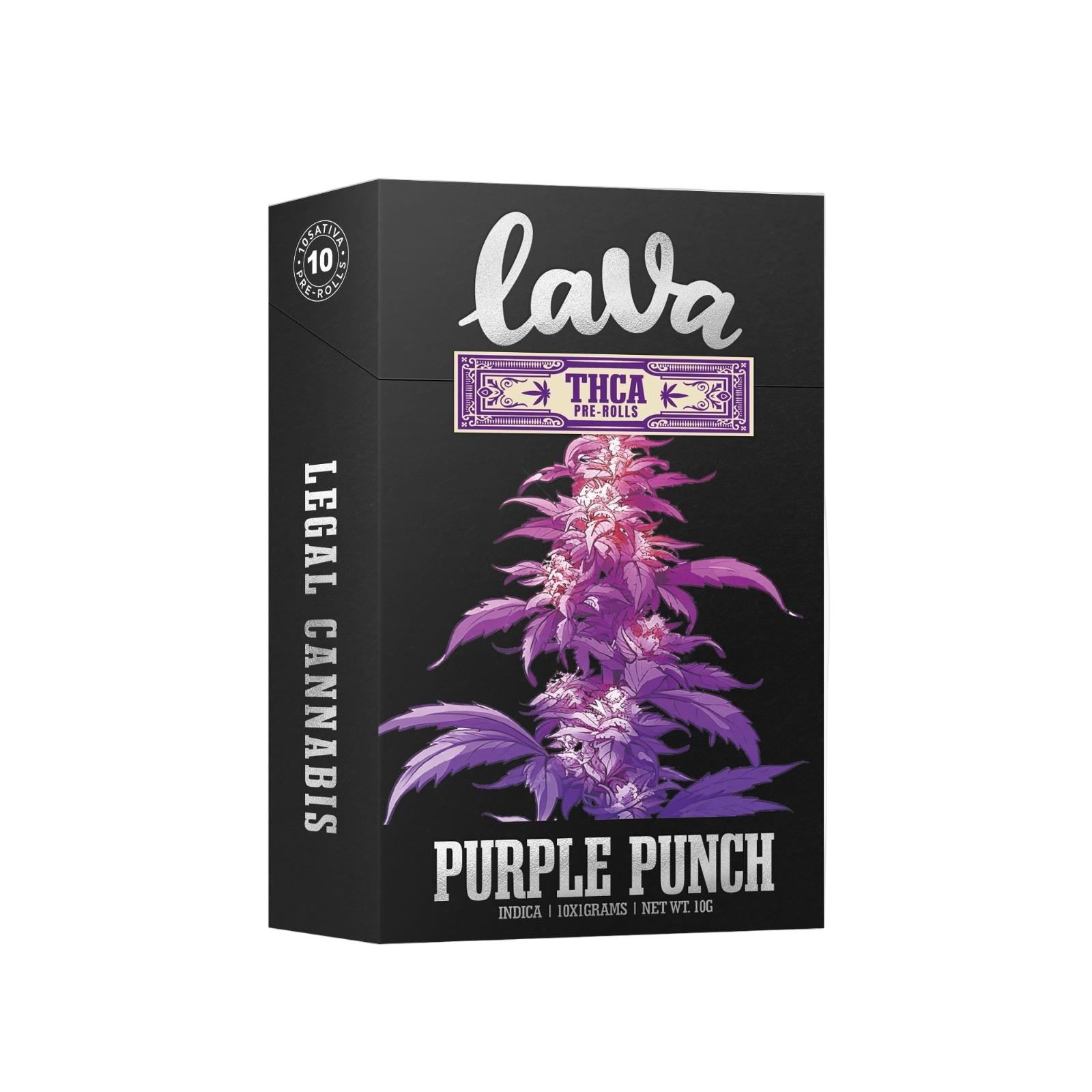 LAVA THCA PRE-ROLLS 1G (10CT/PACK)