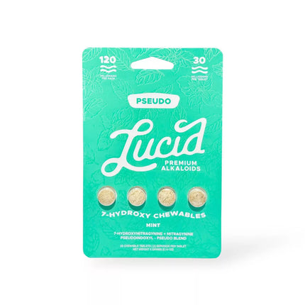 LUCID PREMIUM ALKALOIDS 7-HYDROXY CHEWABLE TABS 30MG/TAB (4CT/PACK) PSEUDO BLEND