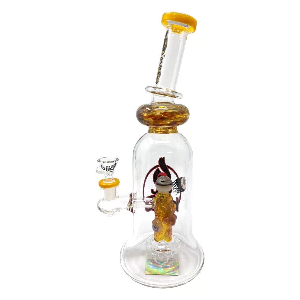 BIGO 12" BELL BOTTOM DEVIL EYE PERC WATER PIPE