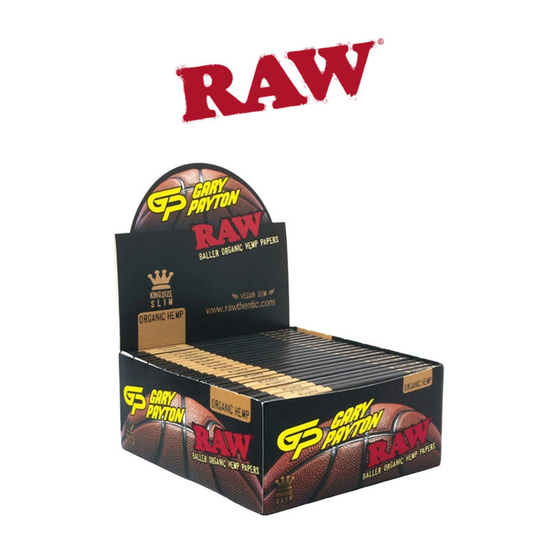 RAW CLASSIC GARY PAYTON KING SIZE SLIM ORGANIC PAPERS (50PK BOX)