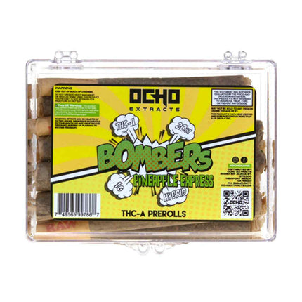 OCHO EXTRACTS BOMBERS 1 GRAM THC-A PRE ROLLS (20CT JAR)