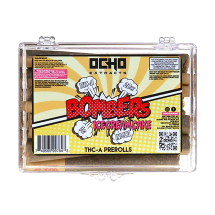 OCHO EXTRACTS BOMBERS 1 GRAM THC-A PRE ROLLS (20CT JAR)