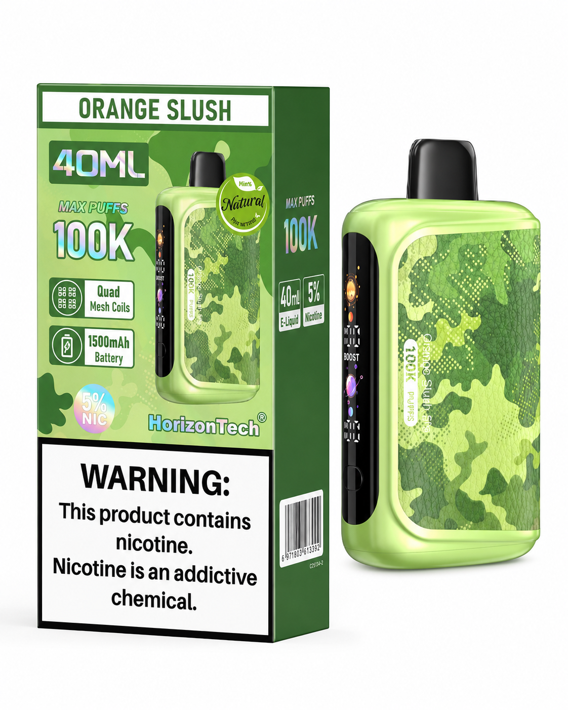 HORIZONTECH 100K PUFFS 5% DISPOSABLE (5CT DISPLAY)