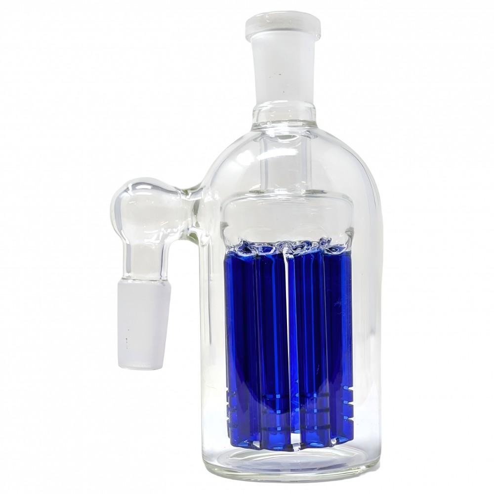 14MM OCTAGON TREE PERC ASH CATCHER 90 DEGREE ANGLE (ACH-013) BLUE 676525680036
