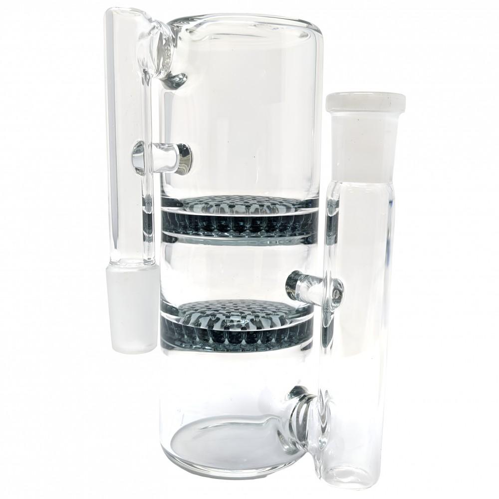 14MM PAIR REPLICATE-HONEYCOMB PERC ASH CATCHER 90 DEGREE ANGLE (ACH-009)