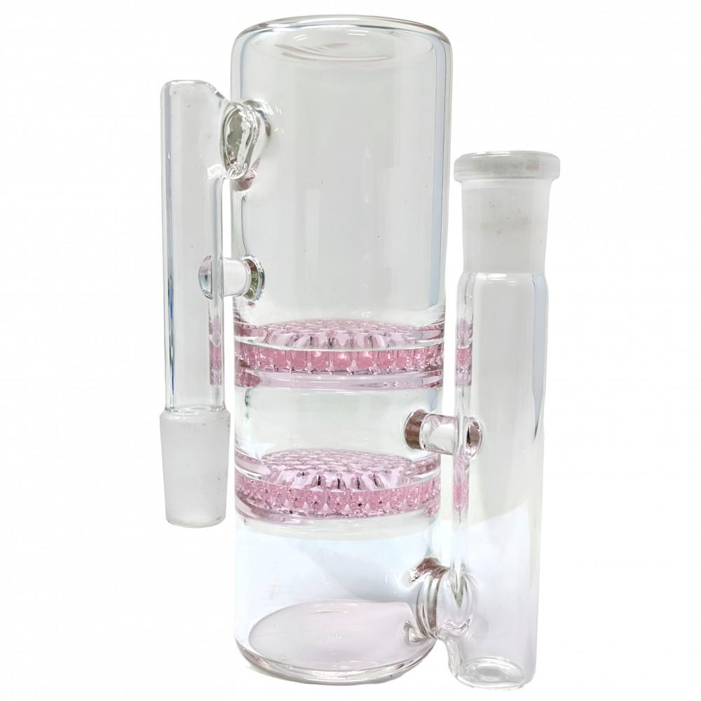 14MM PAIR REPLICATE-HONEYCOMB PERC ASH CATCHER 90 DEGREE ANGLE (ACH-009)