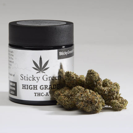 STICKY GREEN HIGH GRADE 2.5G THCA FLOWER